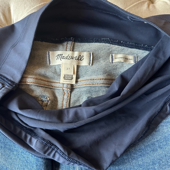 Madewell Women's Maternity Kick Out Crop Jeans - Picture 3 of 4